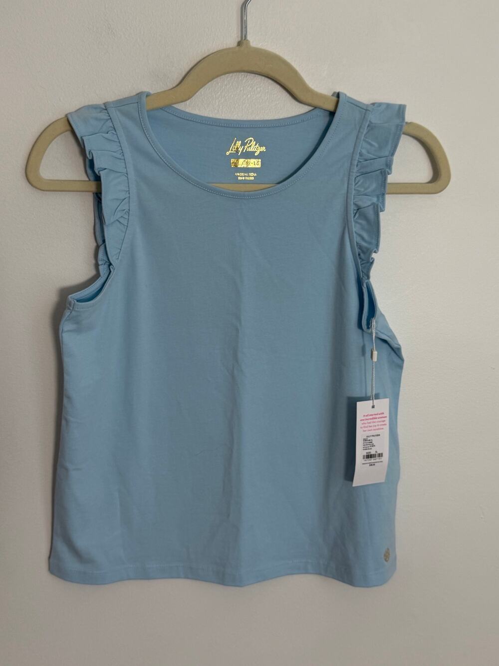 Lilly‎ Pulitzer Girl's Mini Paxton Tank Hydra Blue NWT size XL